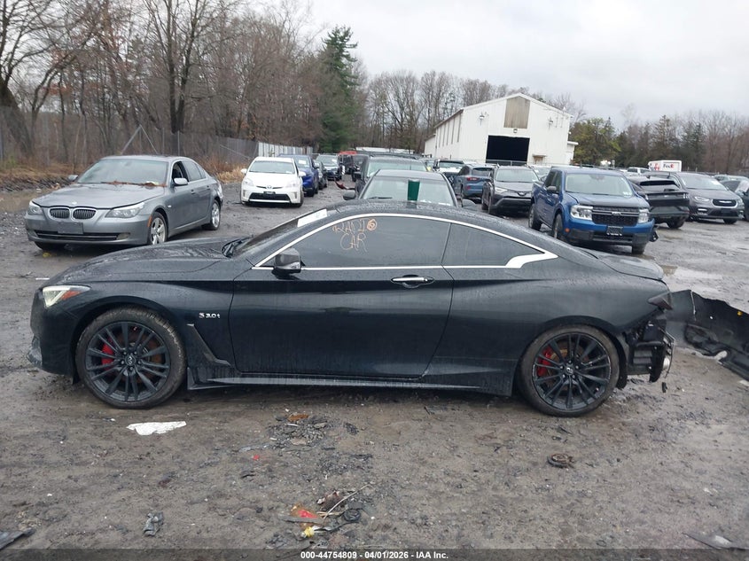 2017 Infiniti Q60 3.0T Red Sport 400 VIN: JN1FV7EL8HM702260 Lot: 44754809