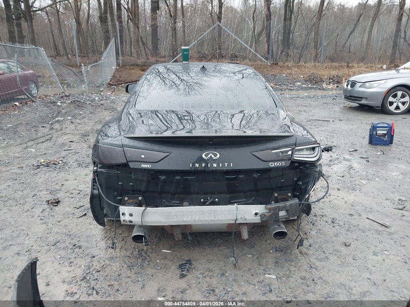 2017 Infiniti Q60 3.0T Red Sport 400 VIN: JN1FV7EL8HM702260 Lot: 44754809