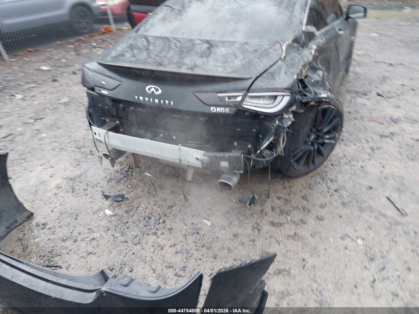 2017 Infiniti Q60 3.0T Red Sport 400 VIN: JN1FV7EL8HM702260 Lot: 44754809