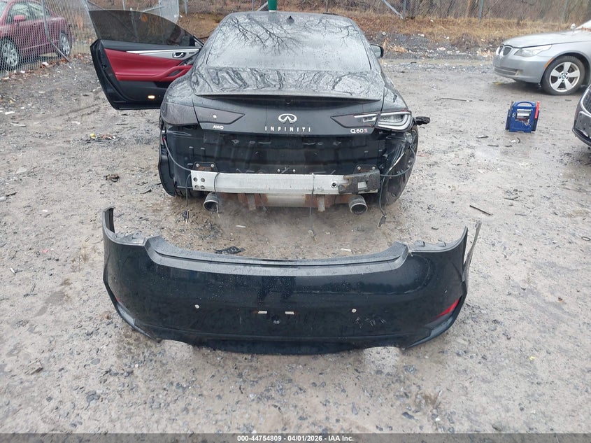 2017 Infiniti Q60 3.0T Red Sport 400 VIN: JN1FV7EL8HM702260 Lot: 44754809