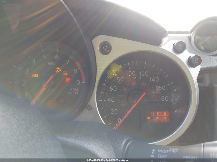 2009 Nissan 370Z VIN: JN1AZ44E19M411164 Lot: 44755010