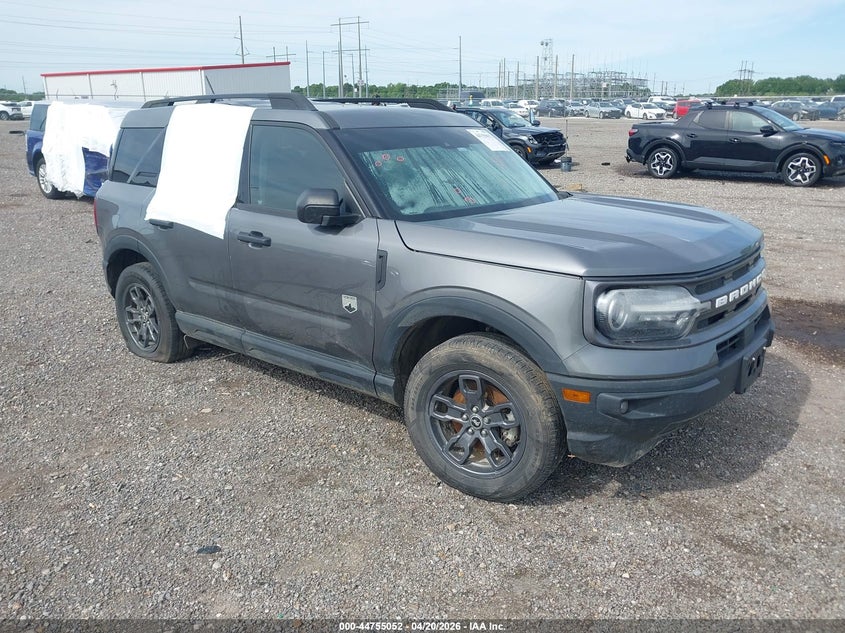 Vin: 3fmcr9b63mrb31787, lot: 45252247, ford bronco sport big bend 20211