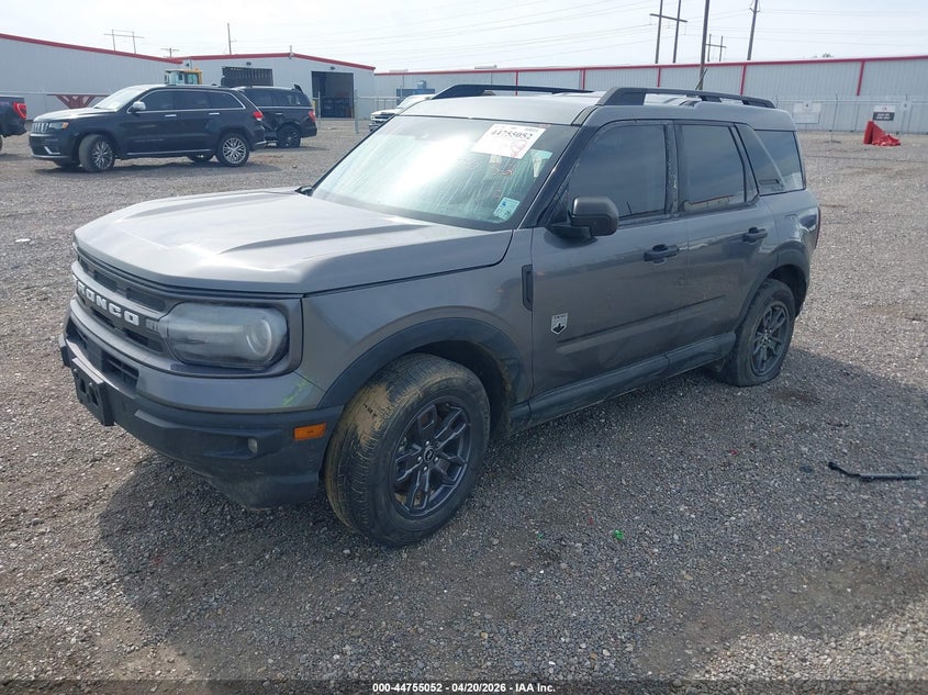 Vin: 3fmcr9b63mrb31787, lot: 45252247, ford bronco sport big bend 20212