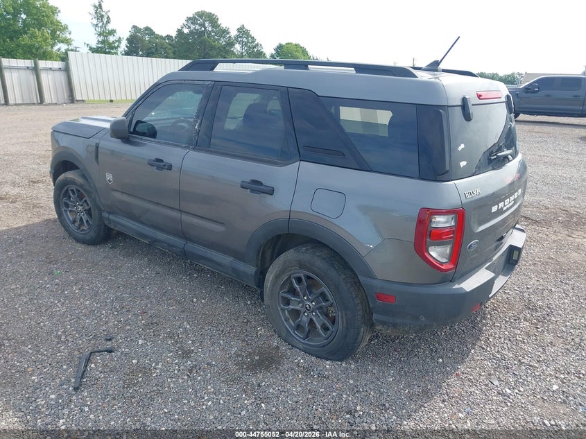 Vin: 3fmcr9b63mrb31787, lot: 45252247, ford bronco sport big bend 20213
