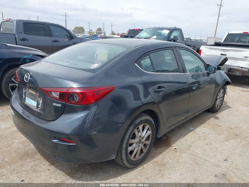 Vin: jm1bm1u75g1285650, lot: 45252353, mazda mazda3 20164