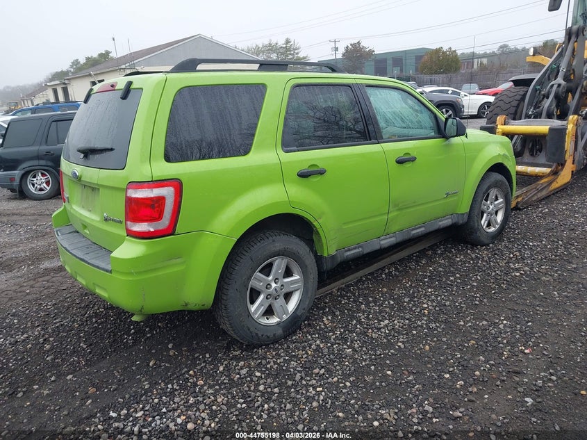 Vin: 1fmcu5k37akb76311, lot: 45252393, ford escape hybrid limited 20104