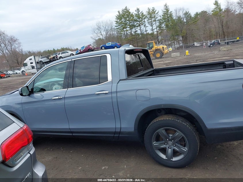 2022 Honda Ridgeline Rtl-E VIN: 5FPYK3F7XNB019254 Lot: 44755433