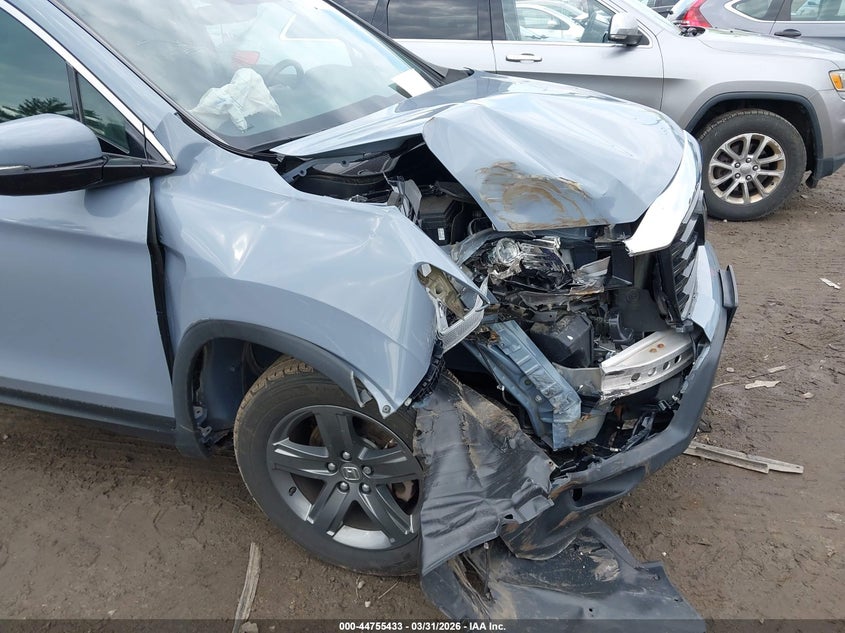 2022 Honda Ridgeline Rtl-E VIN: 5FPYK3F7XNB019254 Lot: 44755433