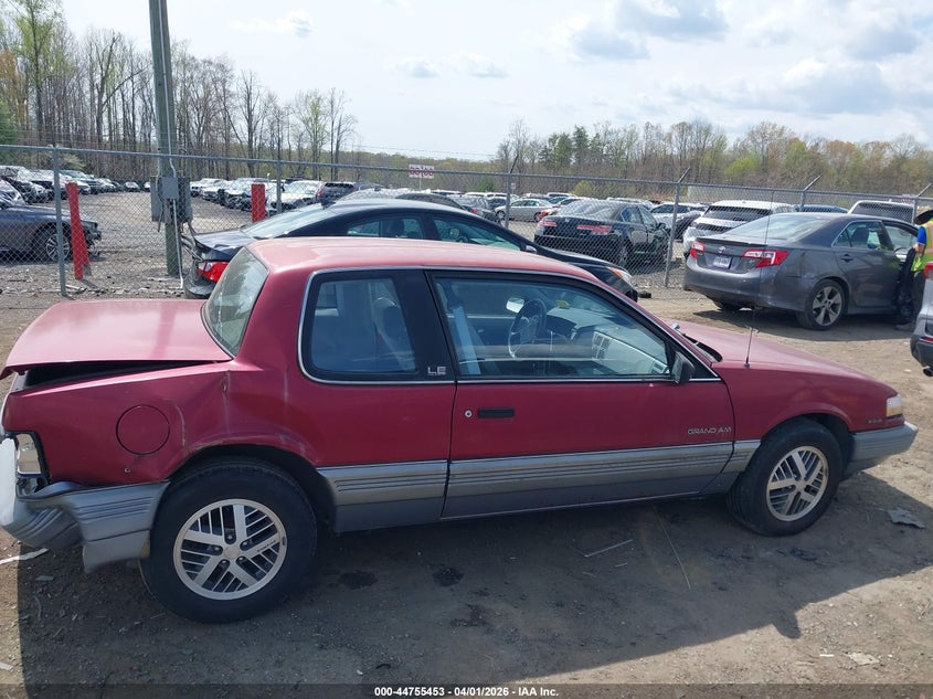 1990 Pontiac Grand Am Le VIN: 1G2NE14D8LC276590 Lot: 44755453