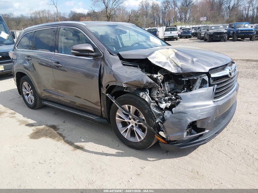 2014 Toyota Highlander Xle V6