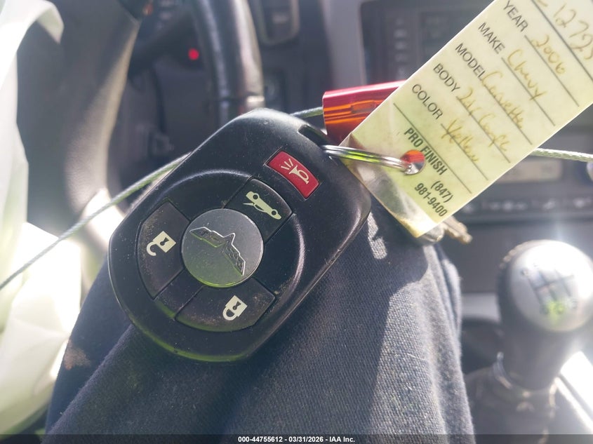 2006 Chevrolet Corvette Z06 Hardtop VIN: 1G1YY26E765130632 Lot: 44755612