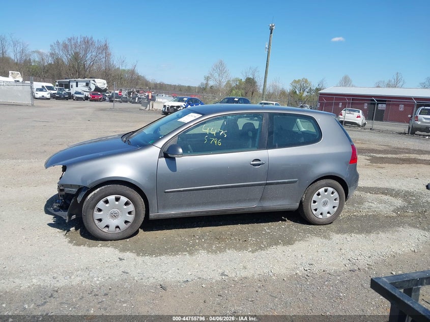 2007 Volkswagen Rabbit 2-Door VIN: WVWBS71K37W251968 Lot: 44755796