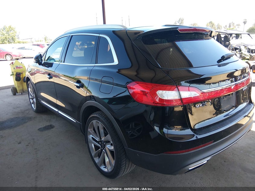 Vin: 2lmpj9jp6gbl55842, lot: 45253009, lincoln mkx black label 20163