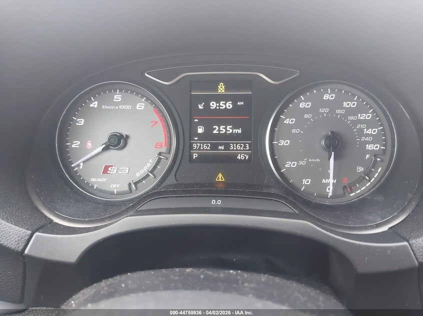 2016 Audi S3 2.0T Premium Plus VIN: WAUB1GFF9G1043201 Lot: 44755936