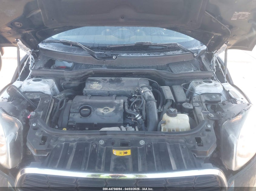 2013 Mini Countryman Cooper S VIN: WMWZC3C59DWP51542 Lot: 44756094