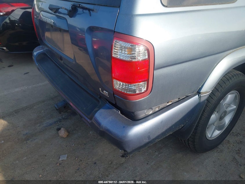 1999 Nissan Pathfinder Le/Se/Xe VIN: JN8AR07YXXW385570 Lot: 44756112