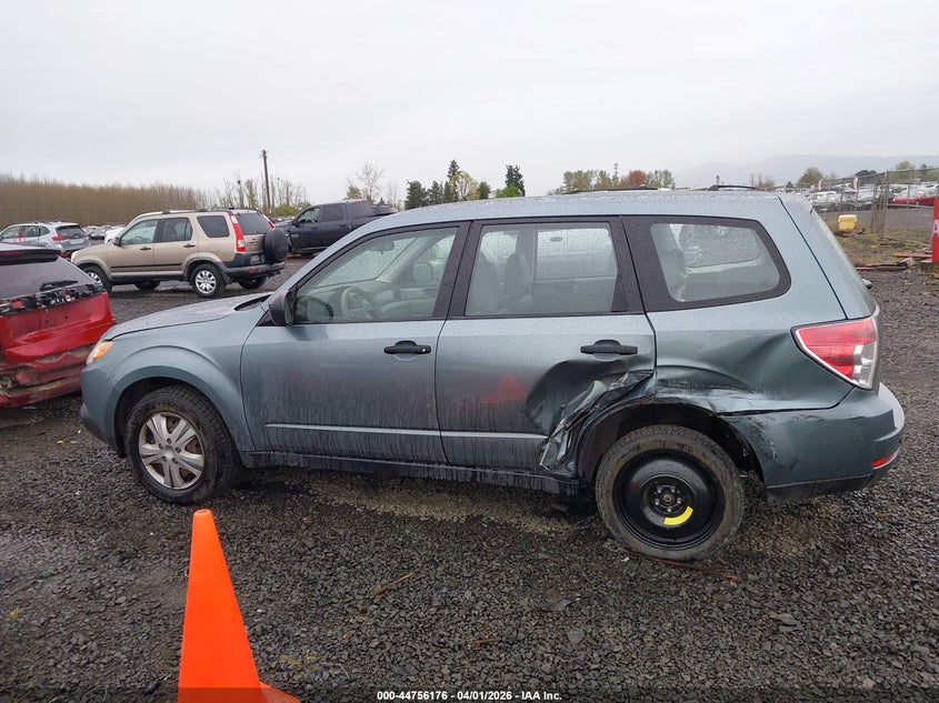 2010 Subaru Forester 2.5 2.5X blue Lot 111044756176 Vin JF2SH6AC4AH714876