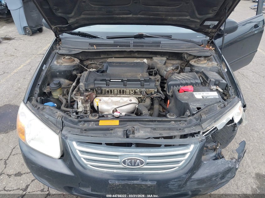 2008 Kia Spectra Ex VIN: KNAFE121985498606 Lot: 44756322