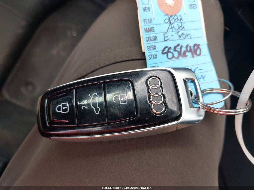 2022 Audi E-Tron Premium Plus Quattro VIN: WA1LAAGE3NB012375 Lot: 44756342