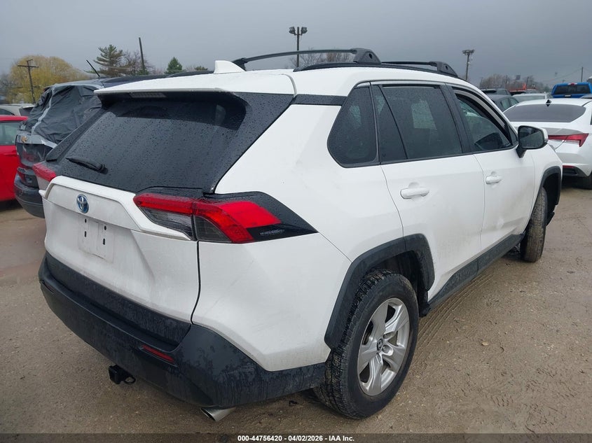 VIN 2T3RWRFV4LW054897 2020 TOYOTA RAV4 HYBRID XLE