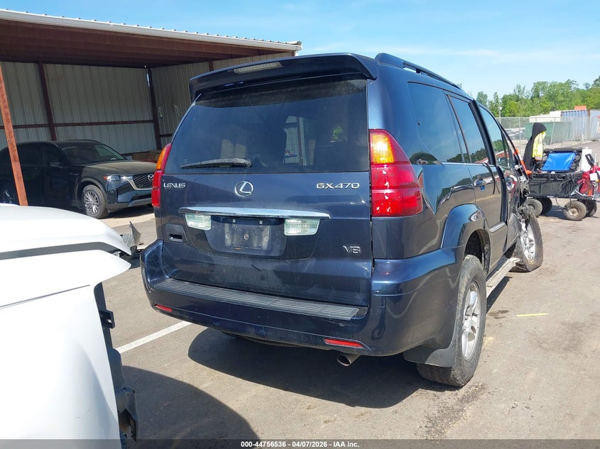 2003 Lexus Gx 470 VIN: JTJBT20X030023613 Lot: 44756536