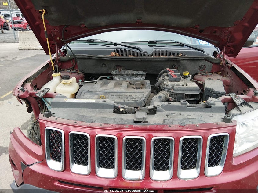 2012 Jeep Compass Latitude VIN: 1C4NJDEB5CD525346 Lot: 44756702