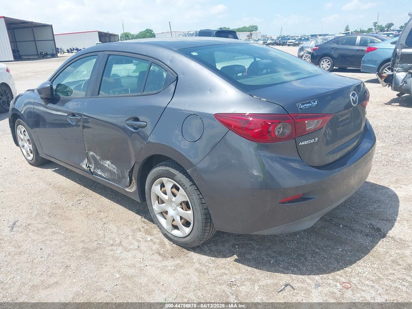 Vin: 3mzbm1t77gm264266, lot: 45254173, mazda mazda3 i sport 20163