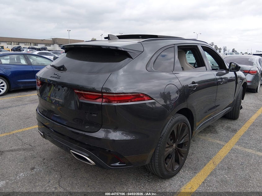 Vin: sadct2fu3ra720835, lot: 45254301, jaguar f-pace r-dynamic s p400 awd automatic 20244