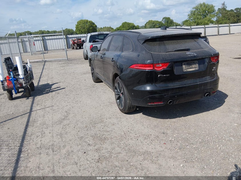 Vin: sadcm2fv3ja240613, lot: 45254492, jaguar f-pace s 20183
