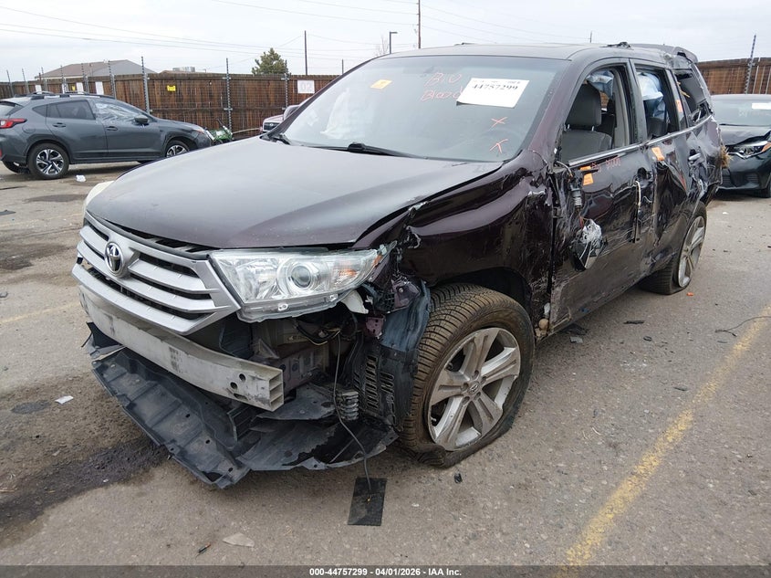 2012 Toyota Highlander 3.5 Limited V6 brown Lot 111044757299 Vin 5TDDK3EH0CS175037