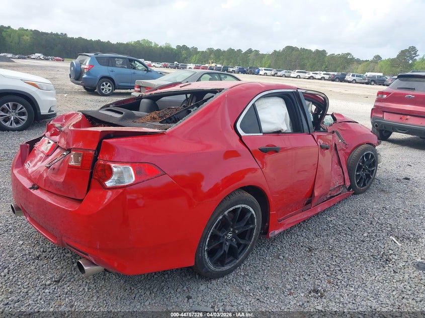 2012 Acura Tsx 2.4 red Lot 111044757326 Vin JH4CU2F87CC016210