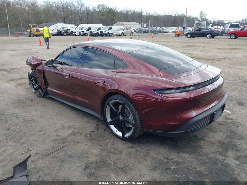 Vin: wp0aa2y10nsa13761, lot: 45254569, porsche taycan 20223
