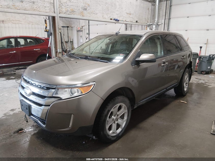 2014 Ford Edge 3.5 Sel grey Lot 111044757509 Vin 2FMDK3JC0EBB70009