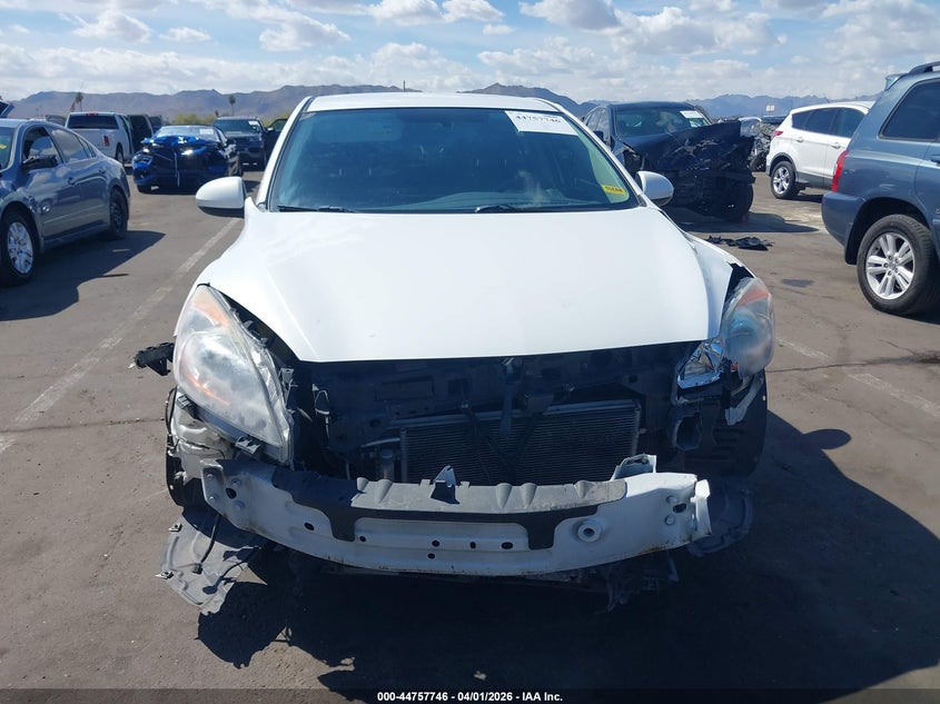 JM1BL1L89C1604166 2012 Mazda 3 2.0 I Touring white