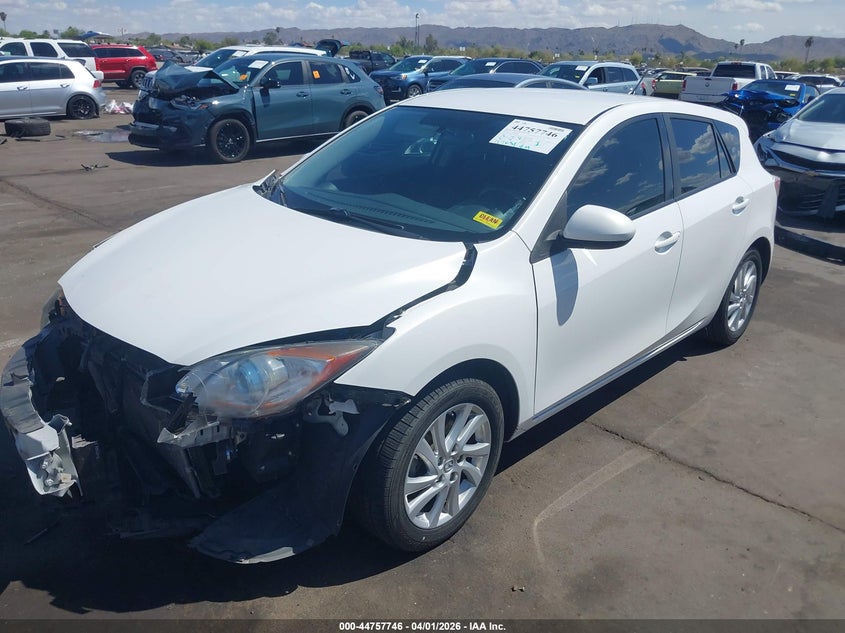 Vin: jm1bl1l89c1604166, lot: 45254941, mazda mazda3 i touring 20122