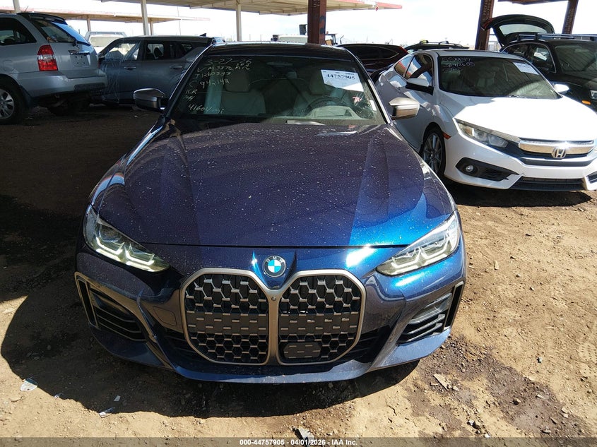 2022 BMW M440I Gran Coupe xDrive VIN: WBA13AW08NFM38792 Lot: 44757905