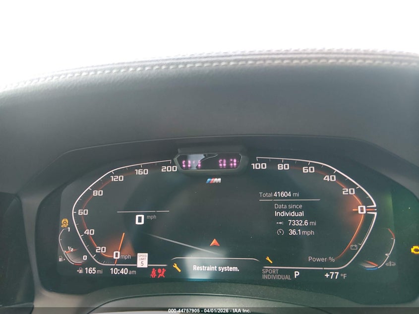 2022 BMW M440I Gran Coupe xDrive VIN: WBA13AW08NFM38792 Lot: 44757905