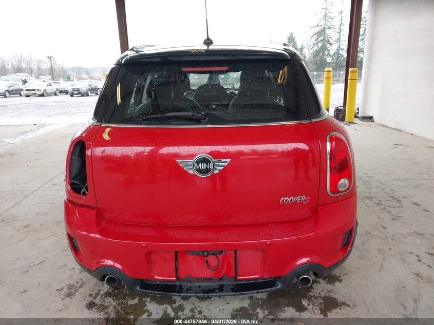 2013 Mini Countryman Cooper S VIN: WMWZC5C58DWP31505 Lot: 44757946