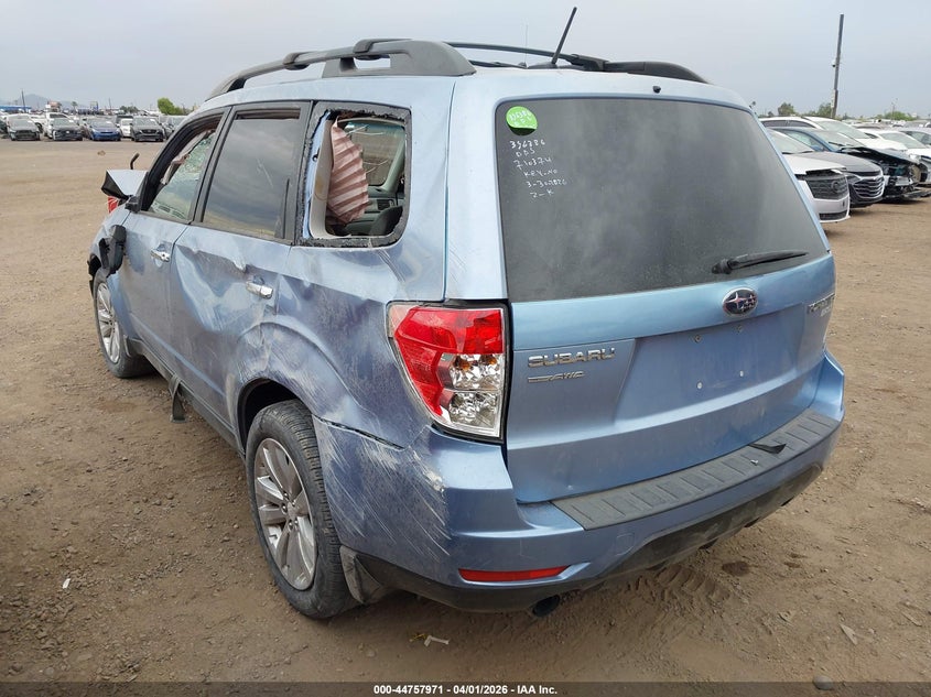 2011 Subaru Forester 2.5 2.5x Limited Blue Lot 111044757971 Vin JF2SHAEC6BH710374