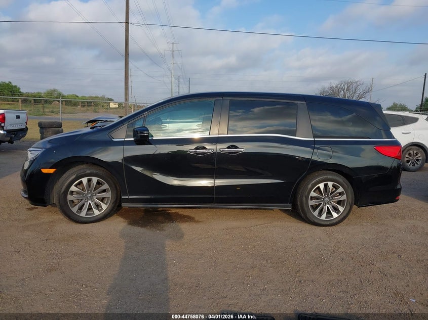 2022 Honda Odyssey Ex-L VIN: 5FNRL6H70NB010703 Lot: 44758076