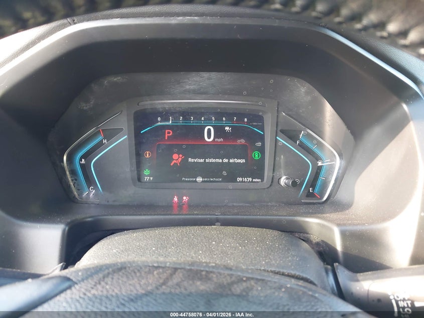 2022 Honda Odyssey Ex-L VIN: 5FNRL6H70NB010703 Lot: 44758076