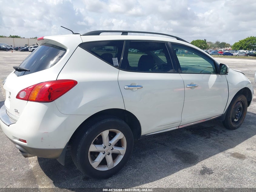 2009 Nissan Murano Sl VIN: JN8AZ18U69W026561 Lot: 44758269