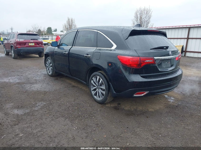 2016 Acura Mdx Technology Acurawatch Plus Packages/Technology Package