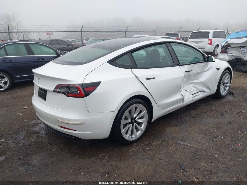 2022 TESLA MODEL 3 auction photo 4