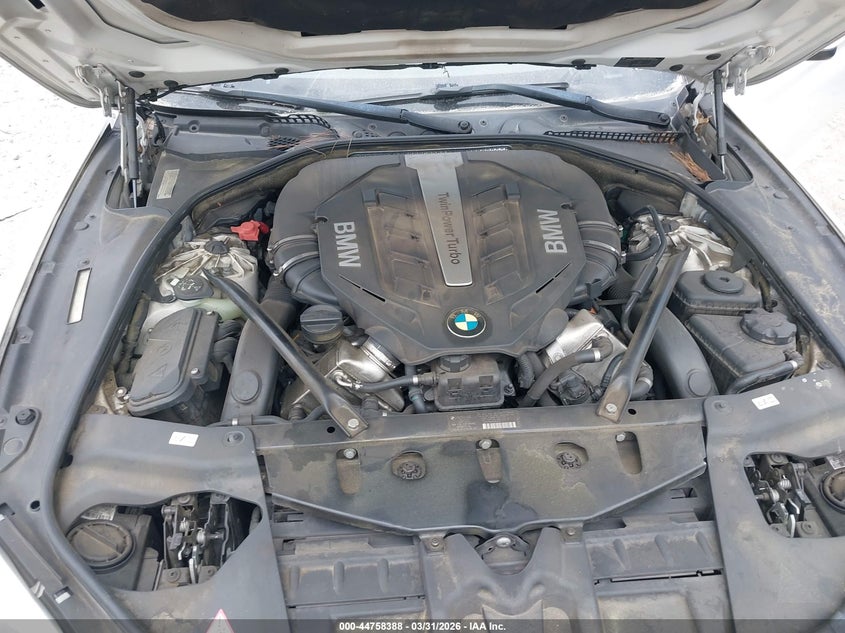 2012 BMW 650I xDrive VIN: WBALZ5C5XCDX64505 Lot: 44758388