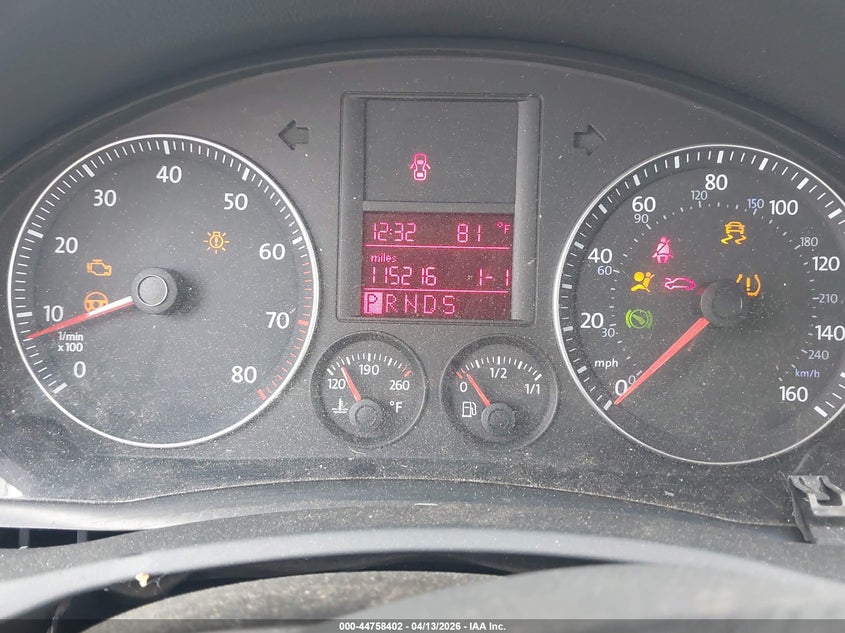 2009 Volkswagen Jetta Se/Sel VIN: 3VWRM71K69M059212 Lot: 44758402