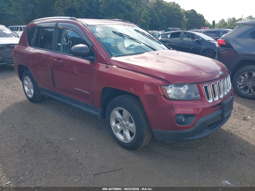 Vin: 1c4njcba3ed844544, lot: 45255897, jeep compass sport 20141