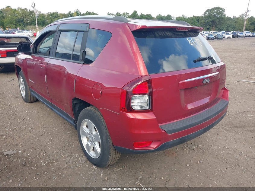 Vin: 1c4njcba3ed844544, lot: 45255897, jeep compass sport 20143