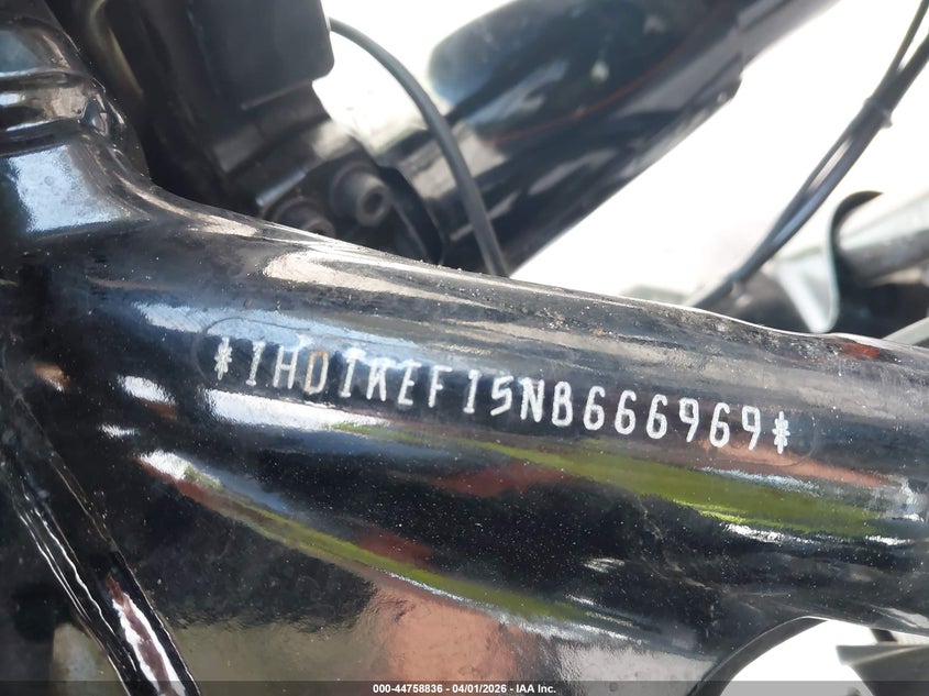 2022 Harley-Davidson Flhtk VIN: 1HD1KEF15NB666969 Lot: 44758836