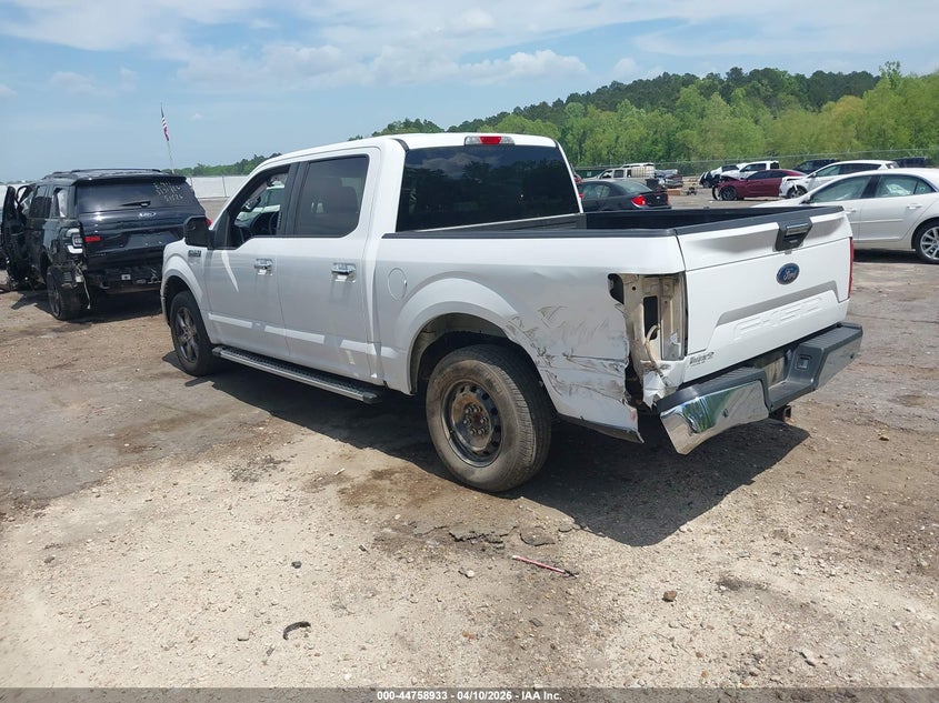2018 Ford F-150 5.0 Xlt white Lot 111044758933 Vin 1FTEW1C50JFD24341